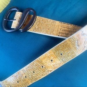 BILL ADLER DESIGN “s” belt loop Italian news belt